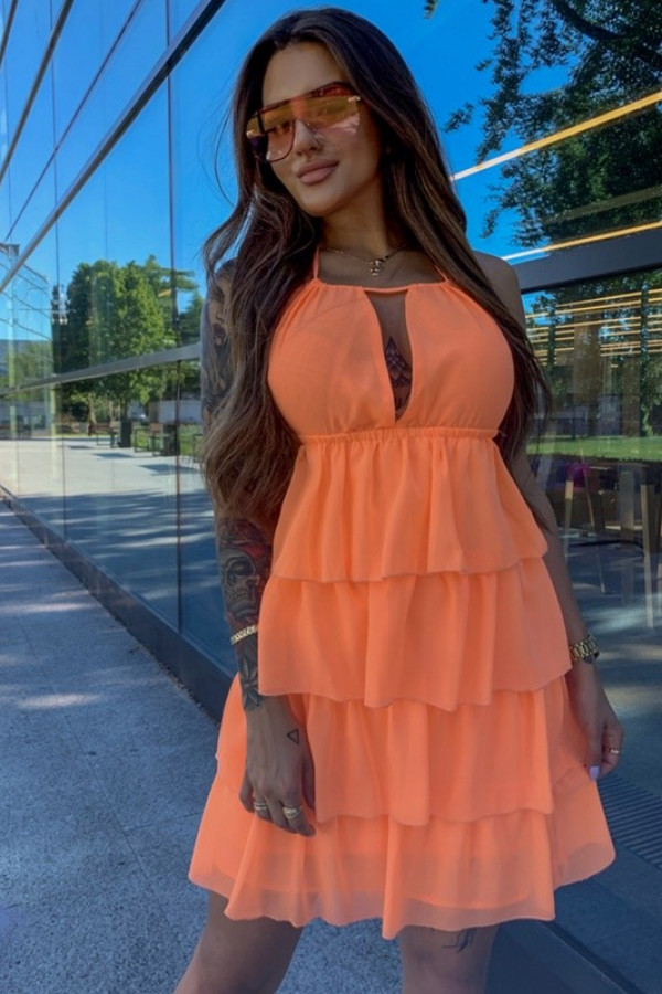 Sukienka VEGAS Pomarańczowa