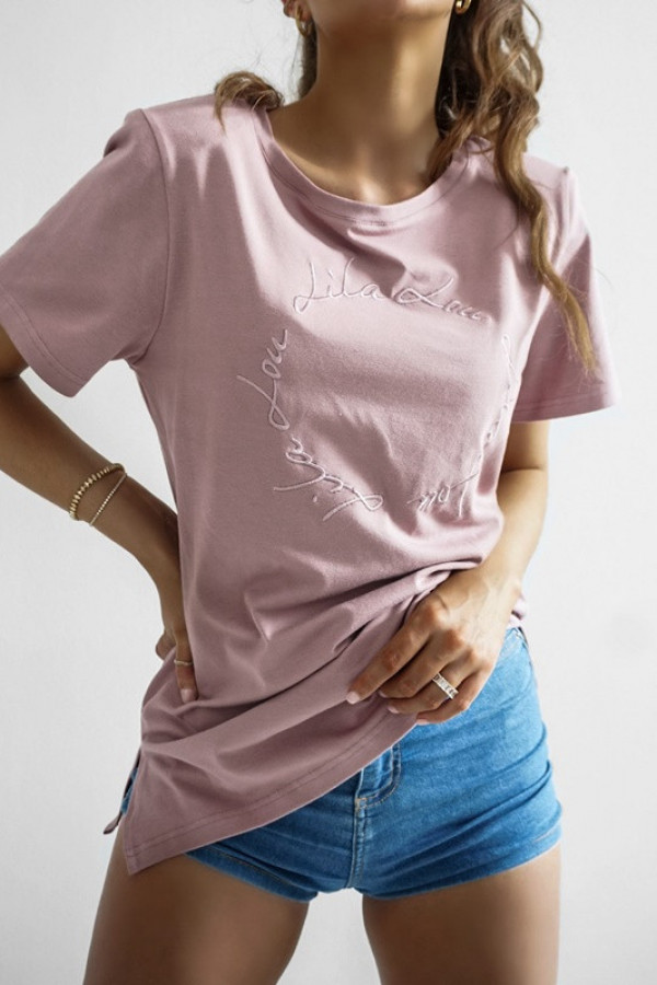 T-shirt LILALOU pink