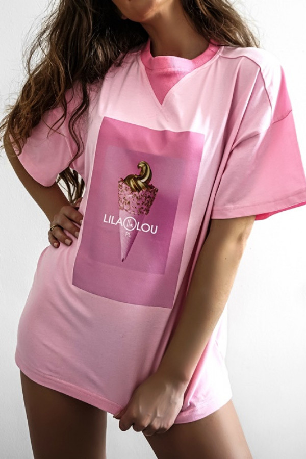 T-shirt ICE pink 1