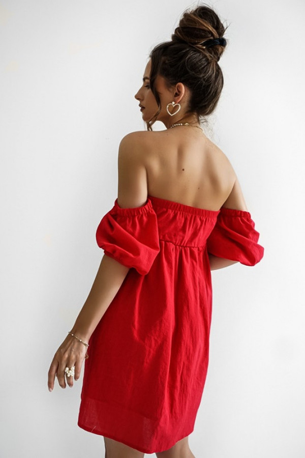 Sukienka MERIDA czerwona 3