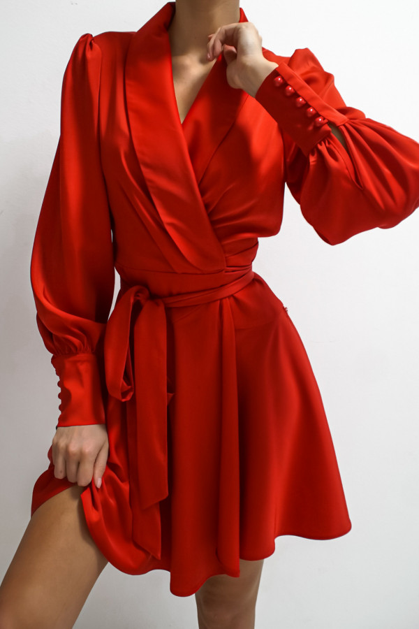 Sukienka CAROLINE czerwona 1