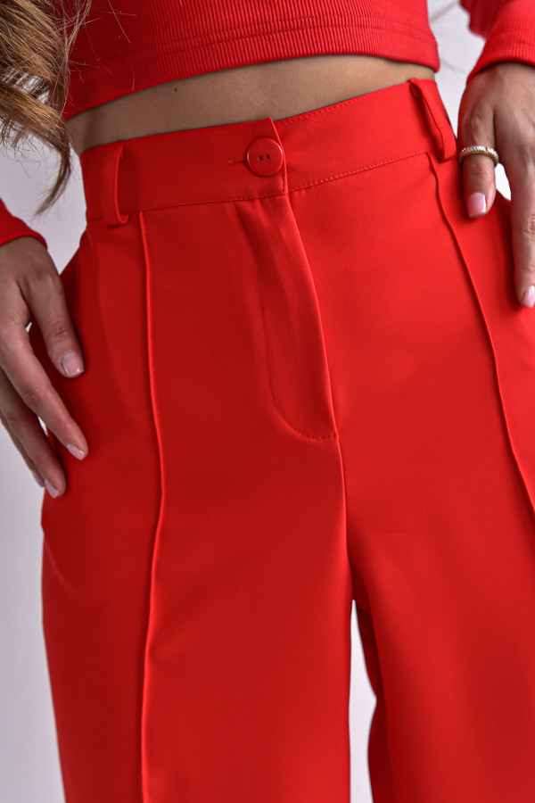 Spodnie DIVID czerwone 2