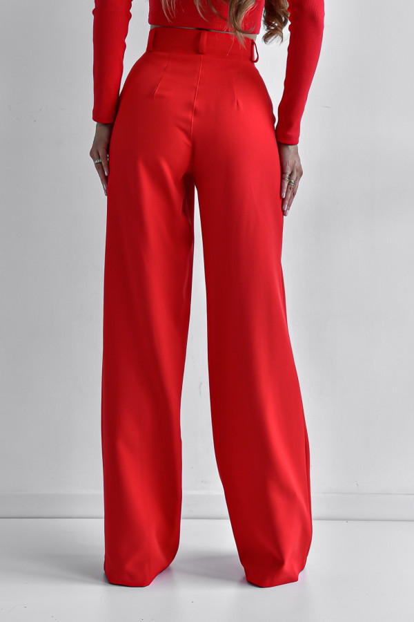 Spodnie DIVID czerwone 3