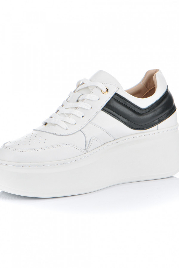 Sneakersy LILA LOU białe 3